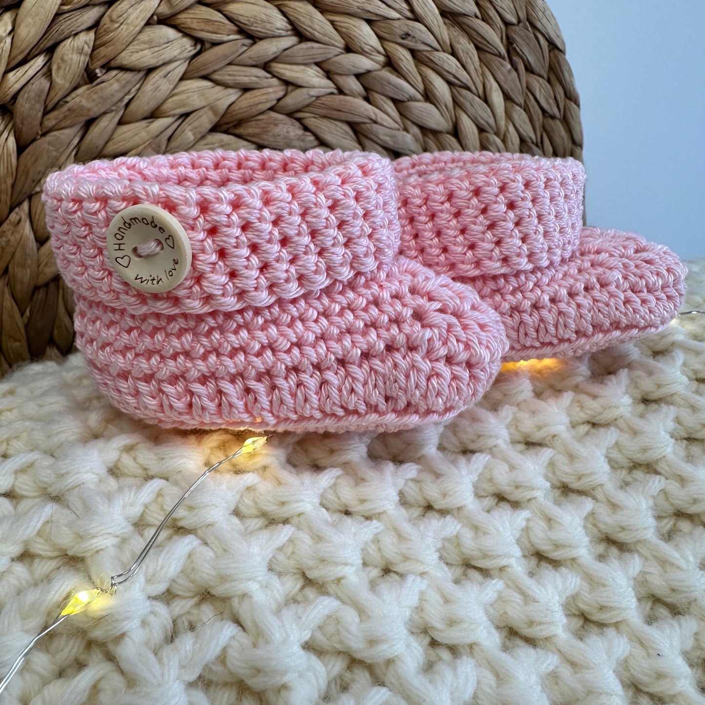 Chaussons rose-violet